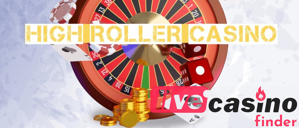 High rollers casino con crupier real.