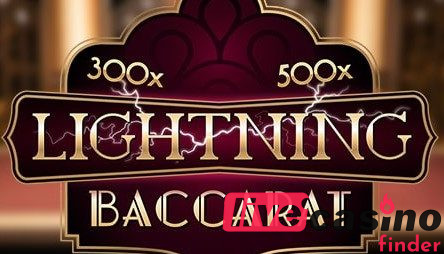 Lightning baccarat logo.