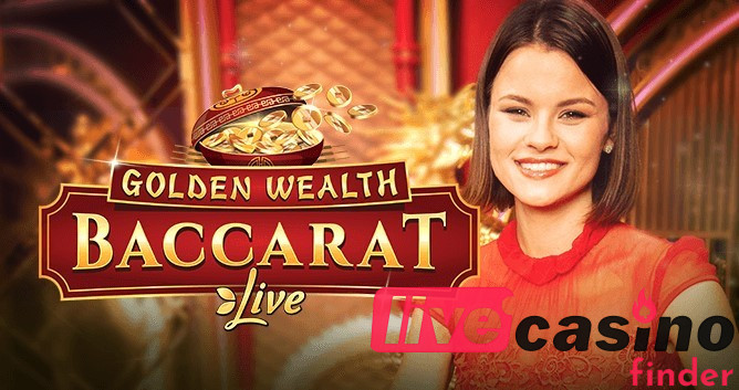 Live casino golden wealth baccarat.