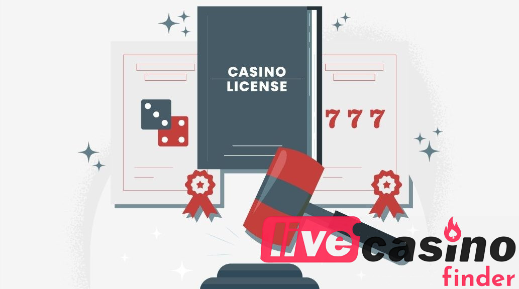 Licencia de casino con crupier en vivo.
