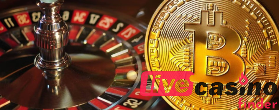 Levande kasino med bitcoin.