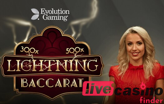 Live lightning baccarat casino.