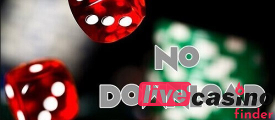 No download live online casino's.