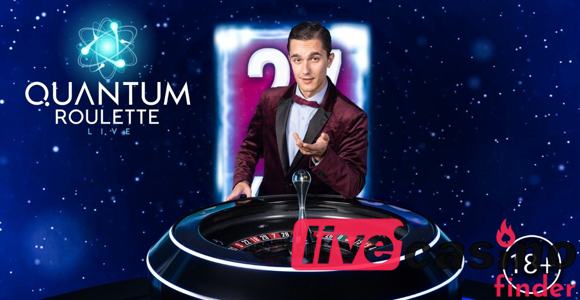 Quantum roulette live dealer.