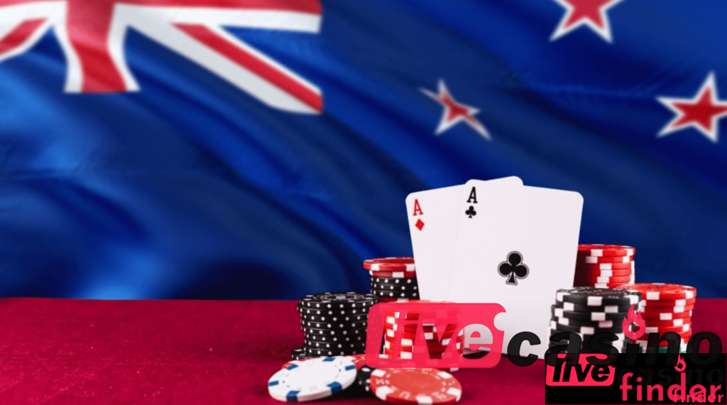 Živá kasina Nový Zéland.