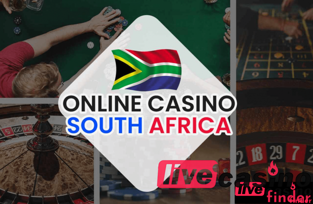 Online kasina v Jižní Africe.