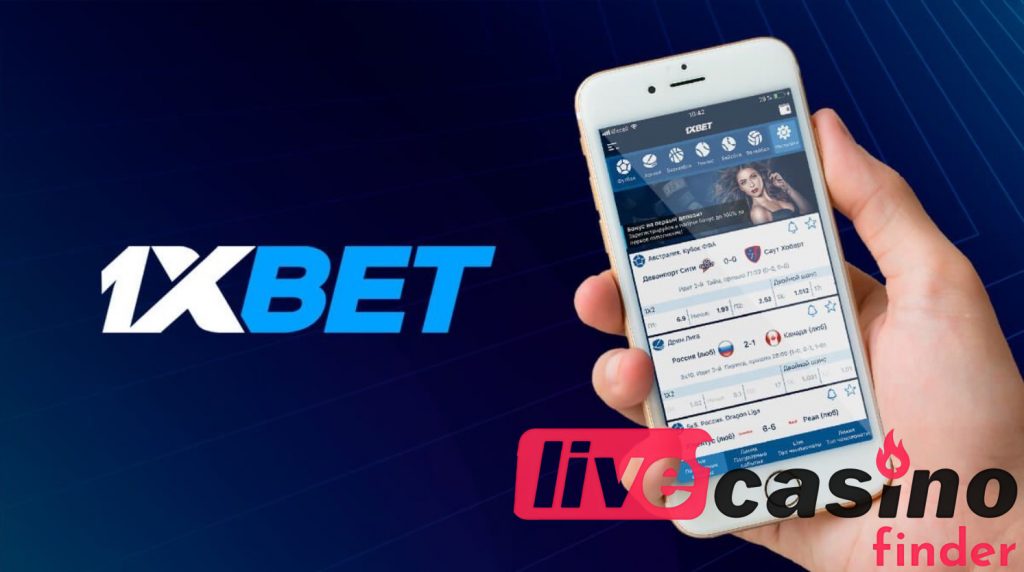 1xBet Live Casino Mobile App.