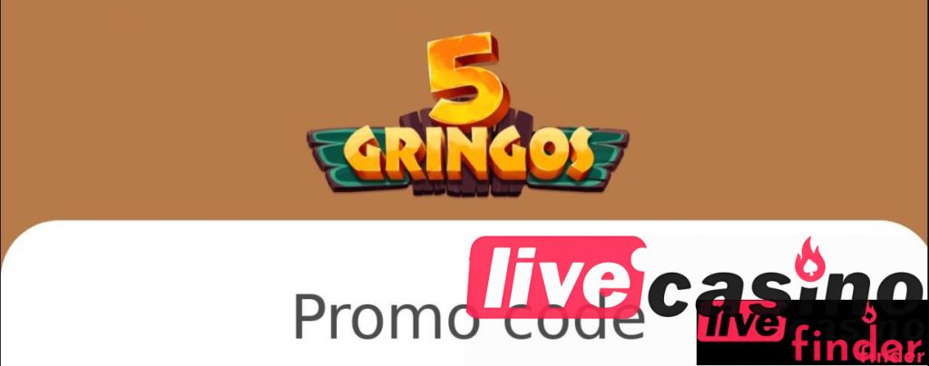 Código promocional do cassino ao vivo 5Gringos.