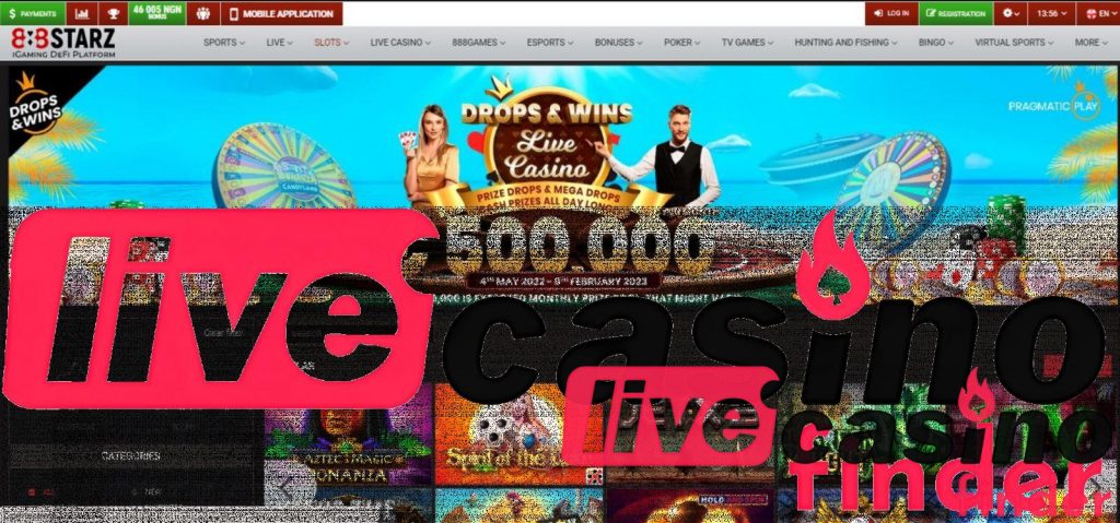 888Starz Live Casino Spiele spielen.
