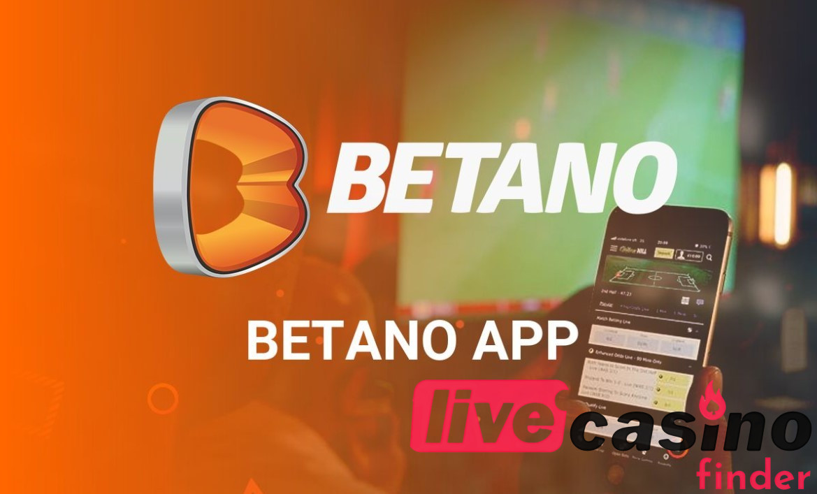 Mobilna aplikacija Casino Live Betano.