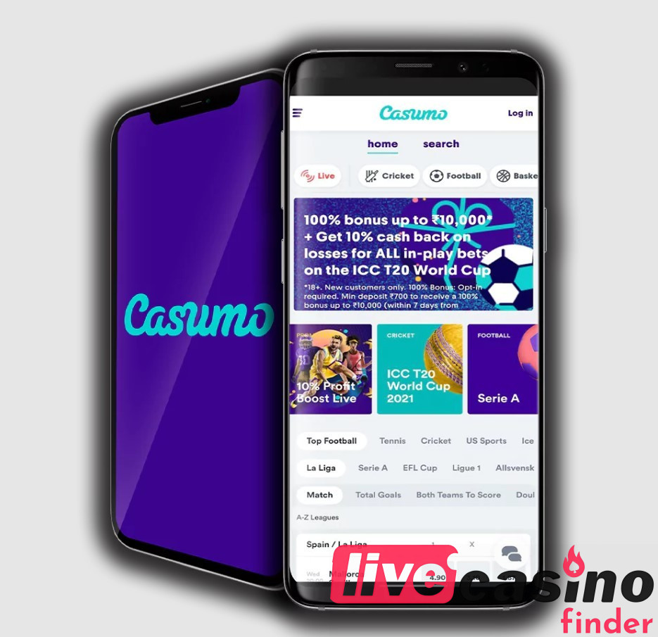 Casumo Live Casino Bono Up.