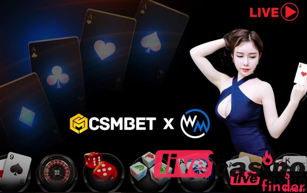 CSMBet Live Casino Streaming.