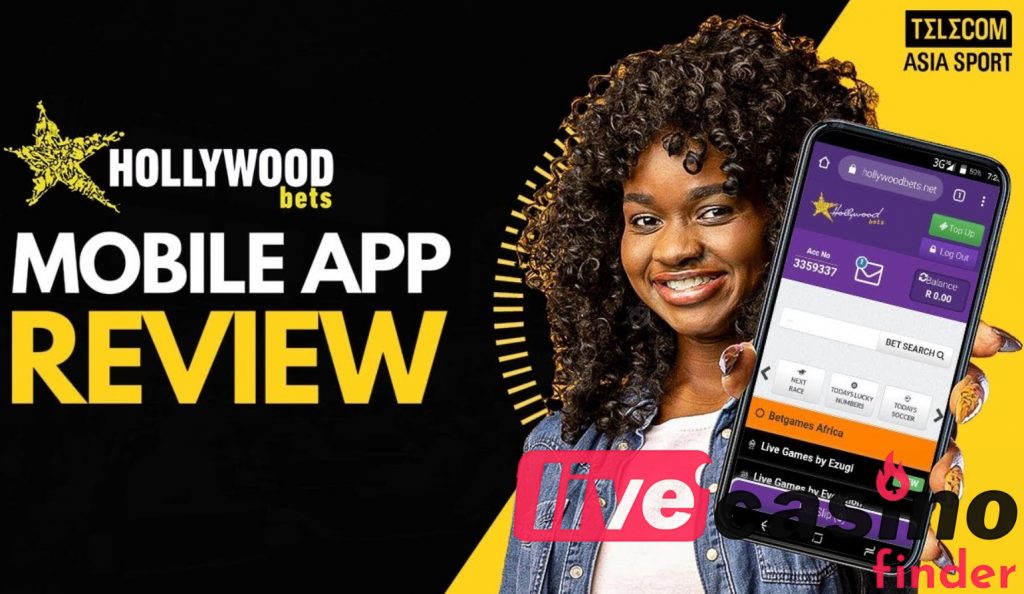 Pregled mobilne aplikacije HollywoodBets Live Casino.