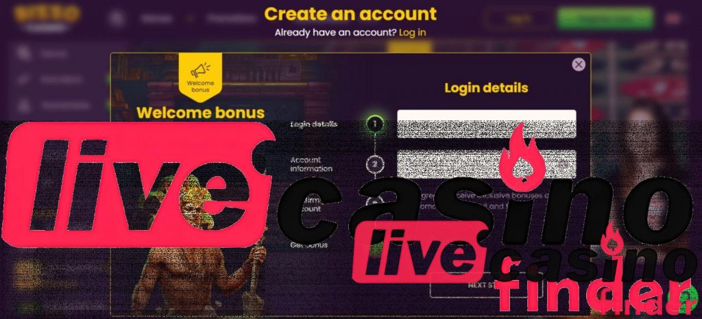 Live Casino Bizzo Create An Account.