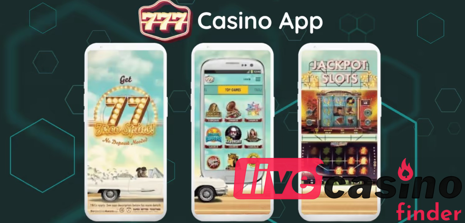 Mobiliojo Live Casino 777 programa.