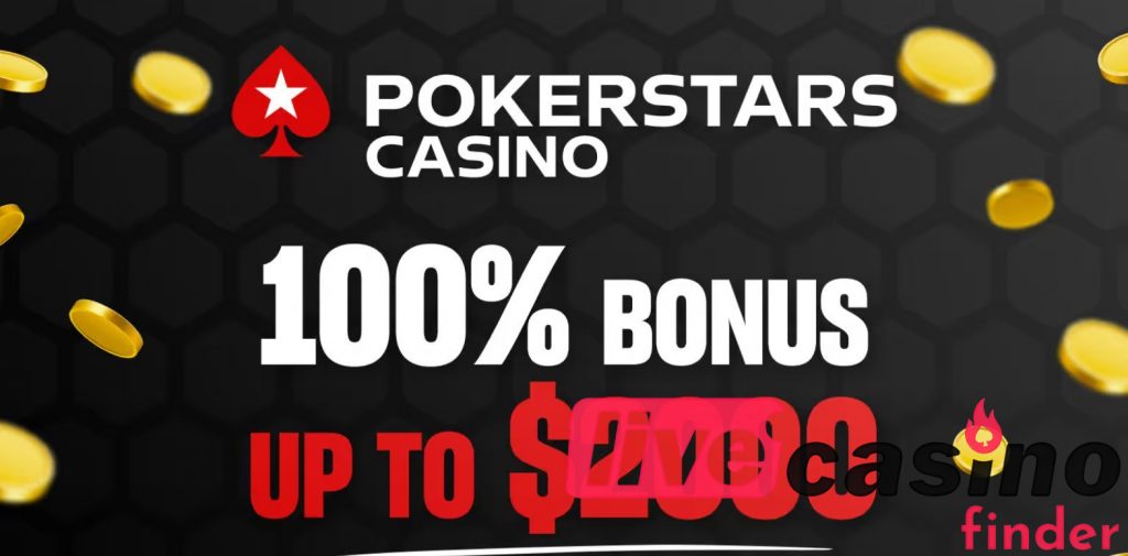 Bonus du casino en direct de PokerStars.
