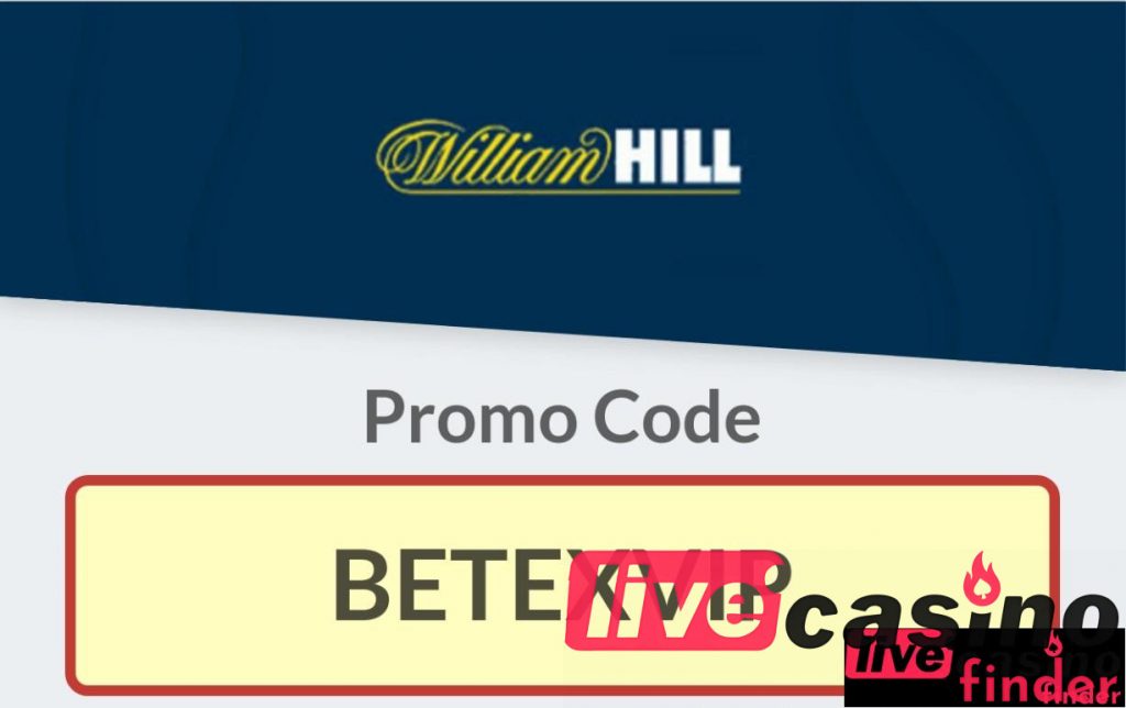 Promo kods William Hill Live Casino.