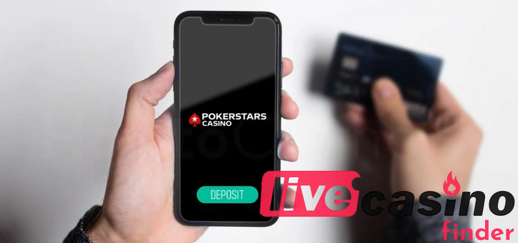 Befizetés PokerStars Live Casino.