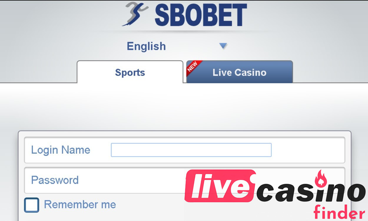 SBOBET Live Casino How To Login.