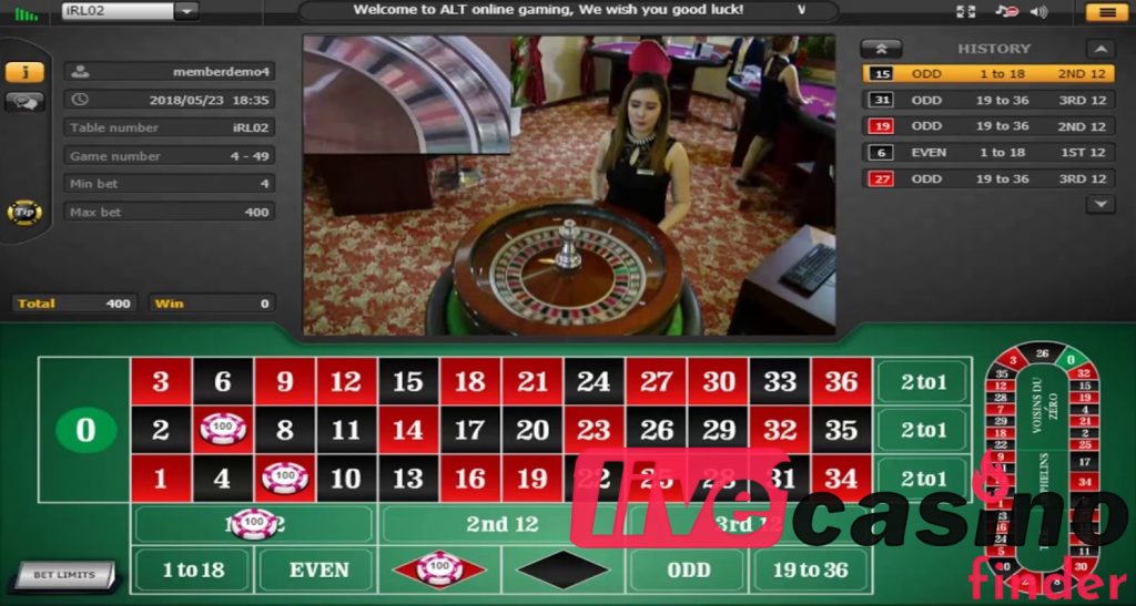 Vítejte v online hraní 12Macau Live Casino.