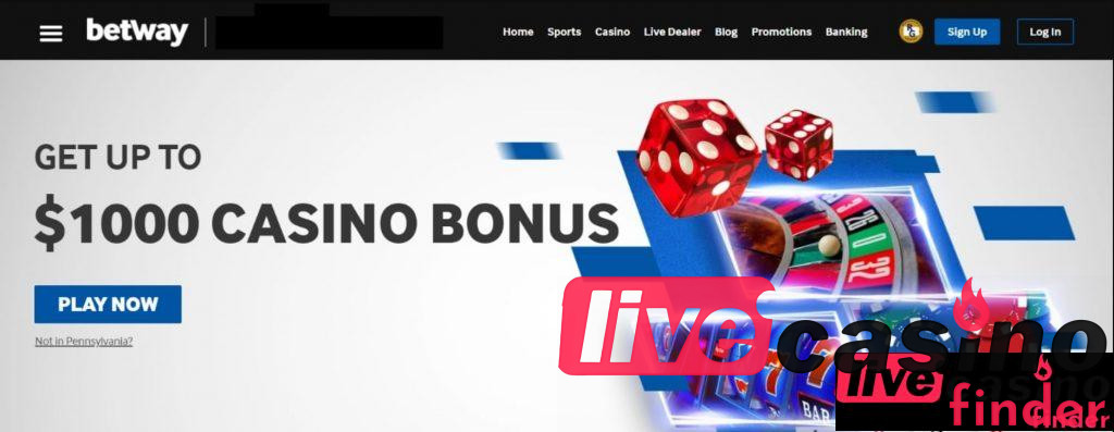 Get Up To Betway Live Casino Bonus.