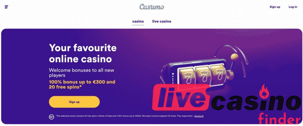 Your Favourite Casumo Live Casino.