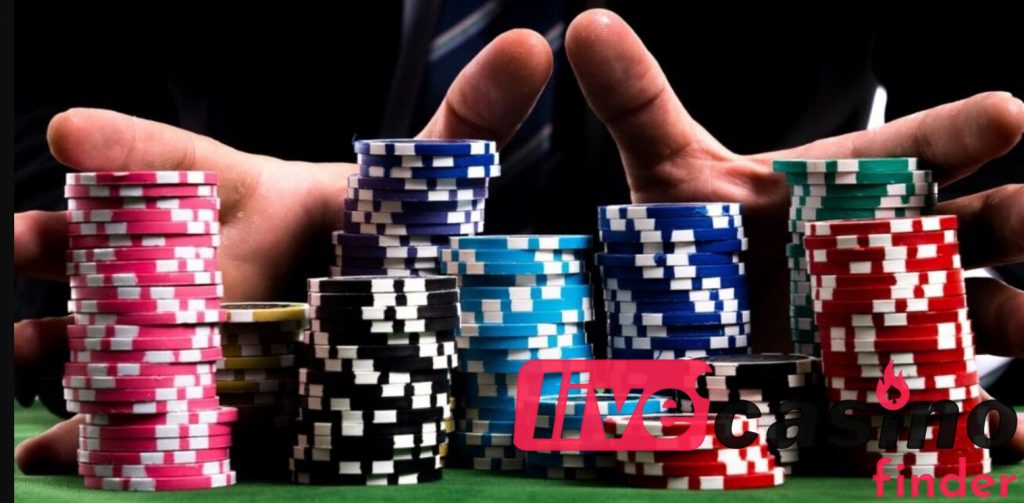 Limity sázek Live Poker.