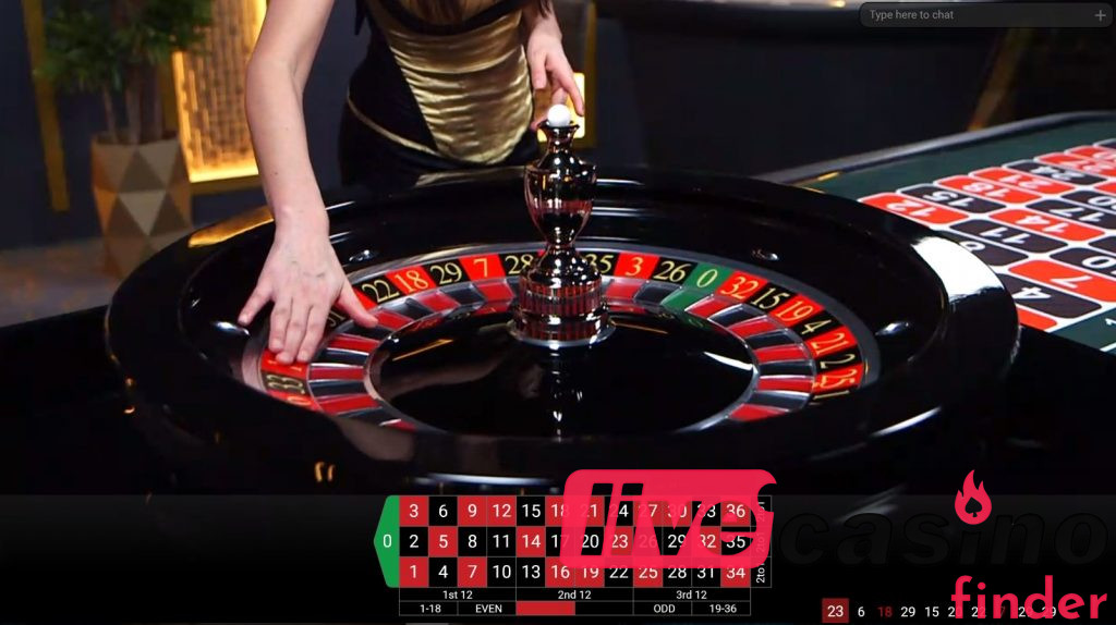 Play Live Roulette.