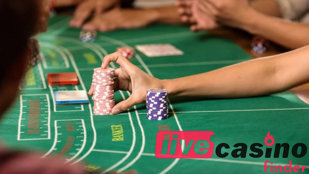 Typy bonusů Live Casino Baccarat.