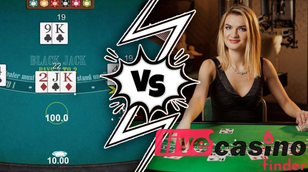Strategija blackjack V živo.