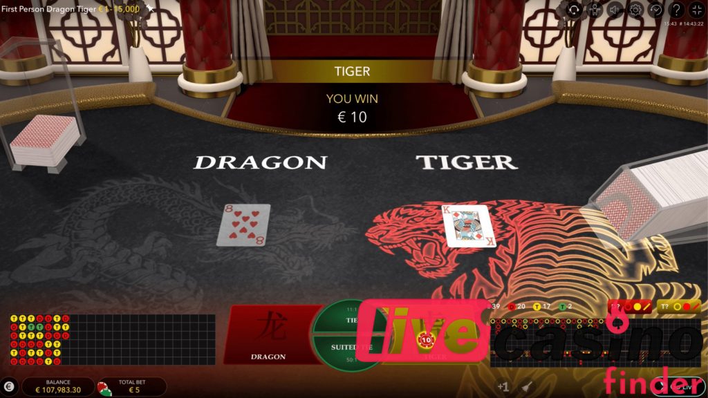 Providers For Dragon Tiger Live Game.