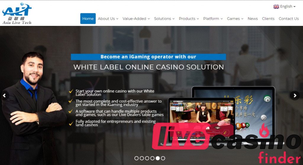Solução de cassino online Asia Live Tech.