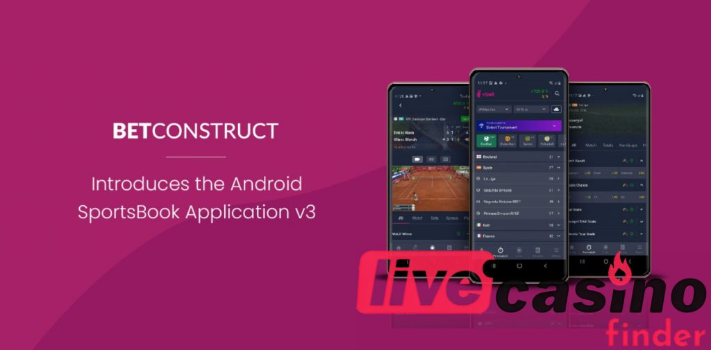 BetConstruct esittelee Android-sovelluksen.