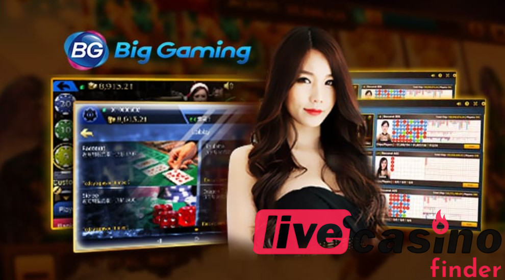 „Big Gaming“ gyvų kazino tiekėjas.