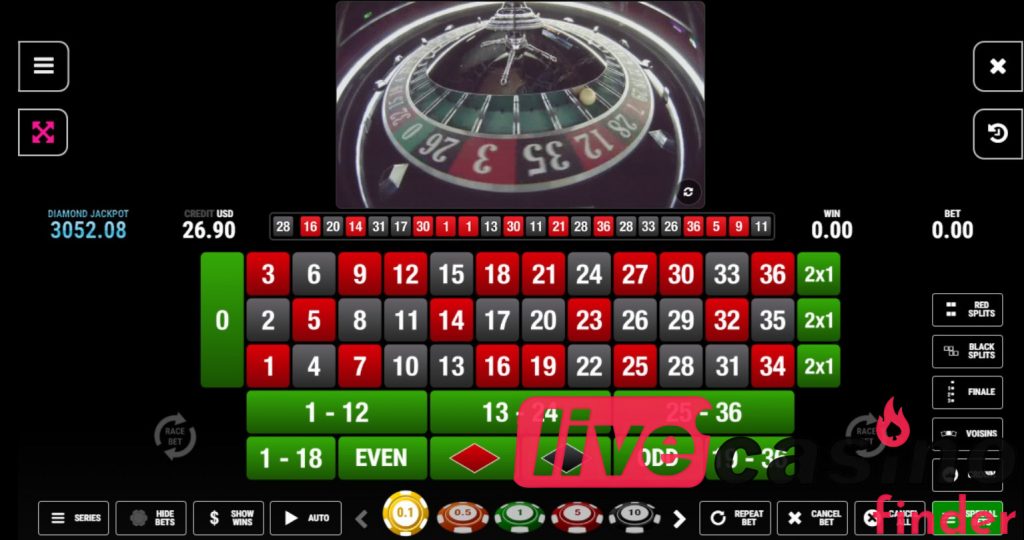 Fazi Live Casinospellen.