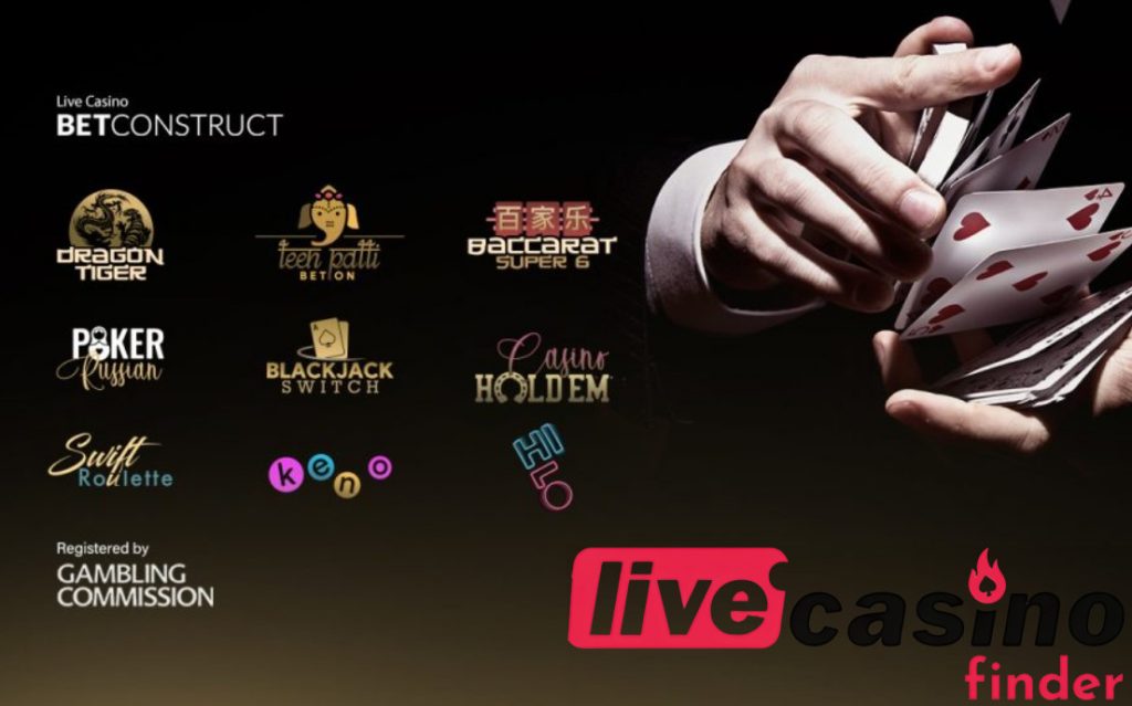 Livekasinot BetConstruct Gaming.