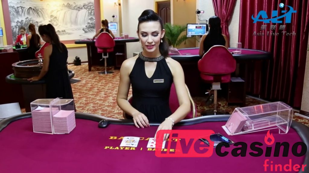 Jogos com crupiê ao vivo Ásia Live Tech.