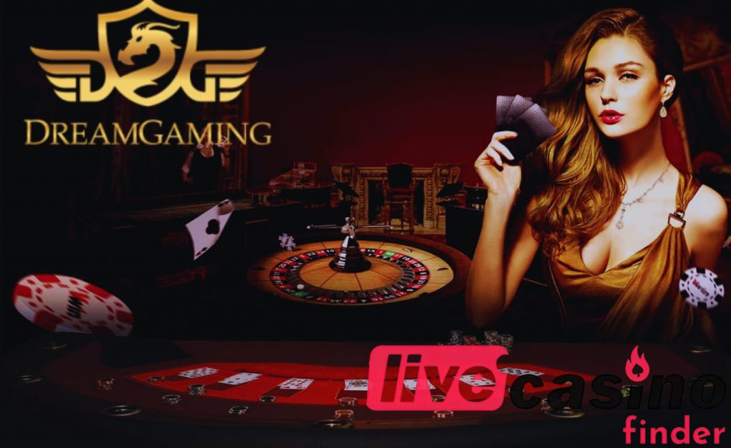 Jogos com crupiê ao vivo Dream Gaming.