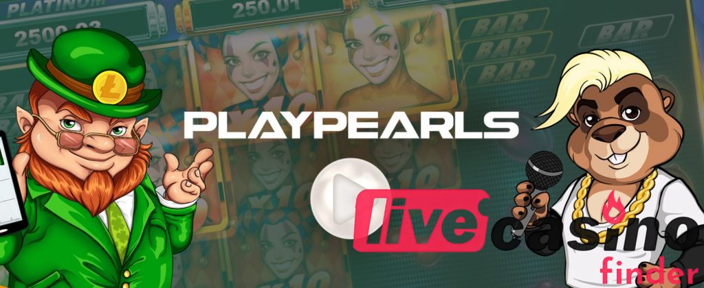 Jogos de cassino ao vivo PlayPearls.