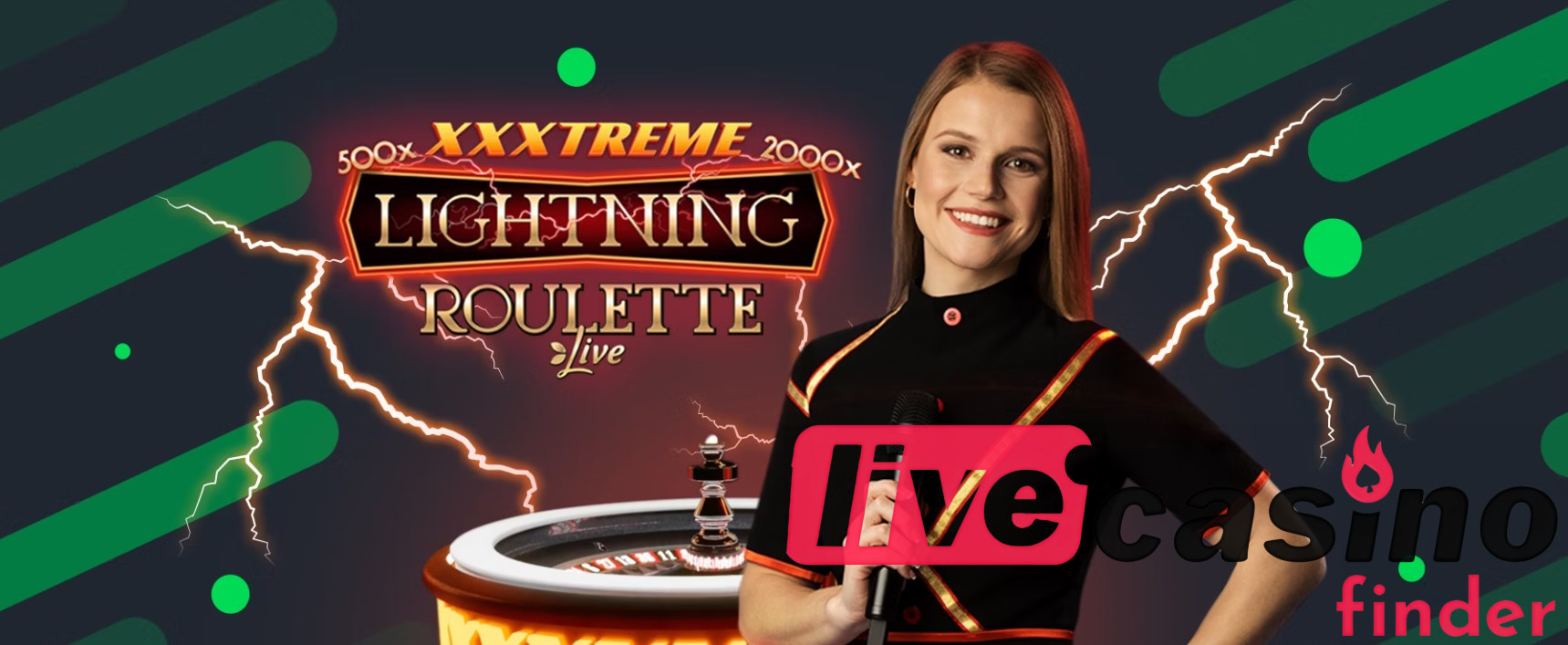 Szoftverszolgáltatók a XXXtreme Lightning Roulette-hez.