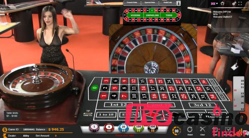 Giochi con croupier dal vivo Usoft Gaming.