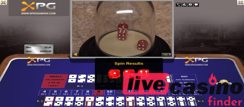 XPG Live Casinospellen.