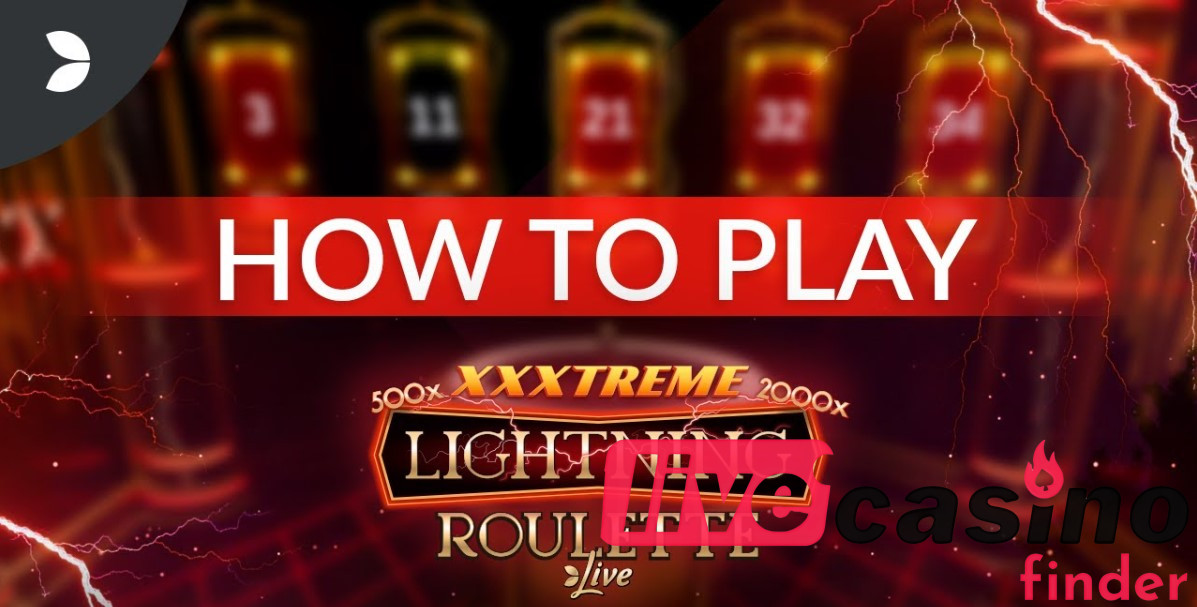 XXXtreme Lightning Roulette 라이브 플레이 방법.