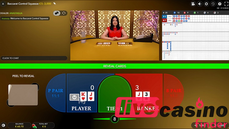 Payment Methods Baccarat Control Squeeze Live.
