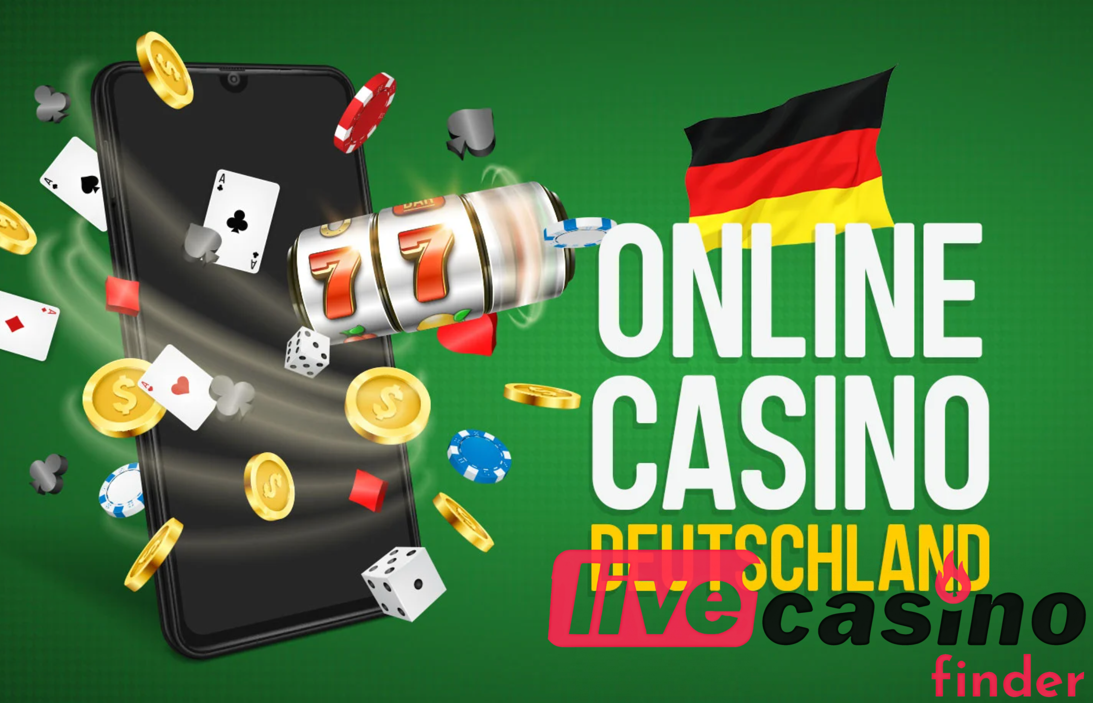 Softwareleveranciers voor live casino's in Duitsland.