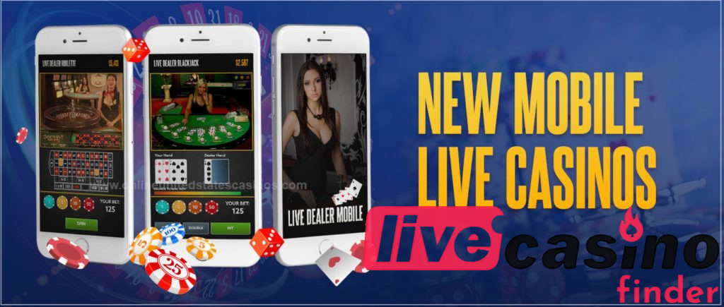 Nauji mobilieji Live kazino.