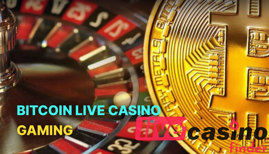 Bitcoin Live Casino -pelaaminen.